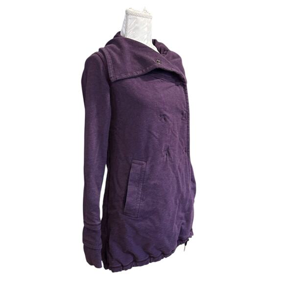 Lululemon Gratitude Wrap Jacket Womens Sz 4 Purple Double Breasted Activewear - Picture 3 of 16